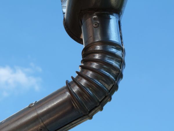 Metal Downspout Installation in Kannapolis